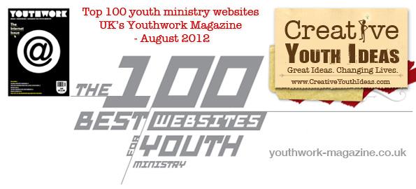 Creative Youth Ideas Ranked as One of the Top 100 Websites for Youth Ministry
